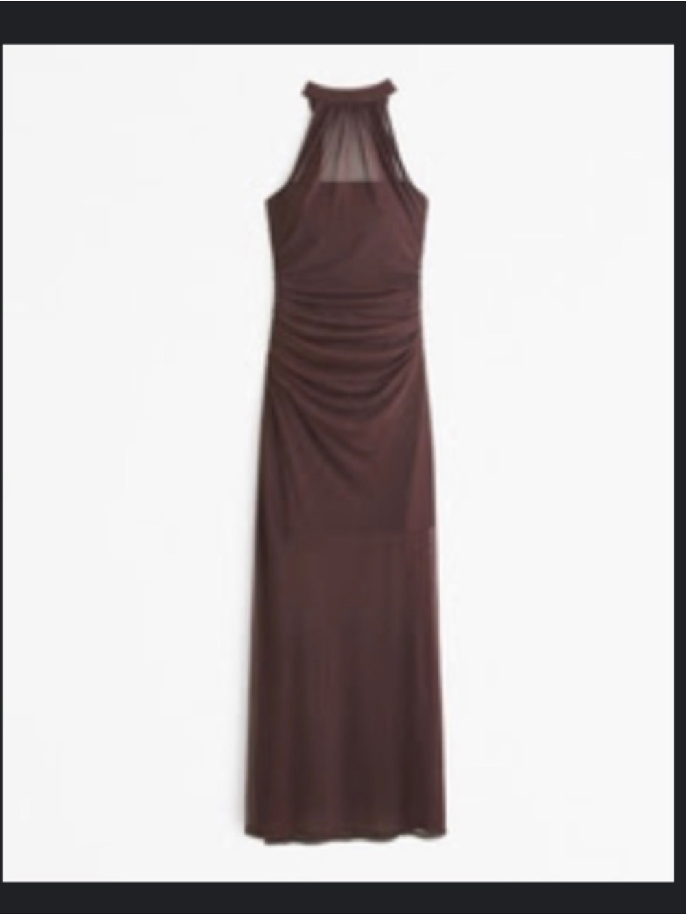 Abercrombie & Fitch Brown Halter Maxi Dress